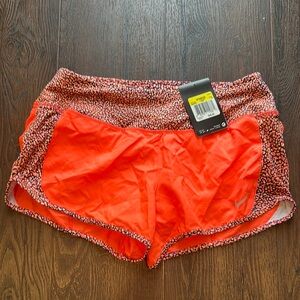 Nike Women's Dri Fit Orange Running Shorts